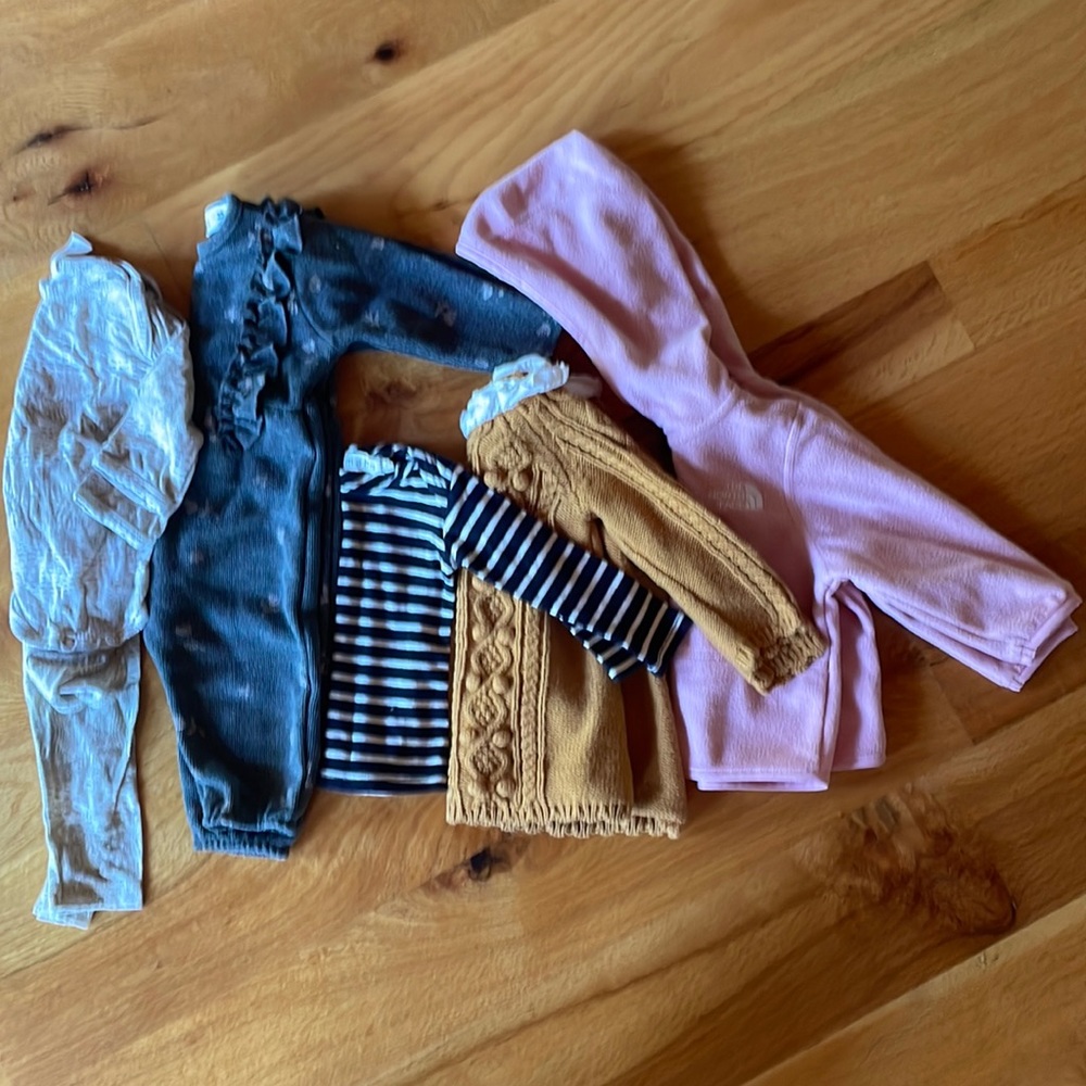 3-6 month Fall girls baby bundle